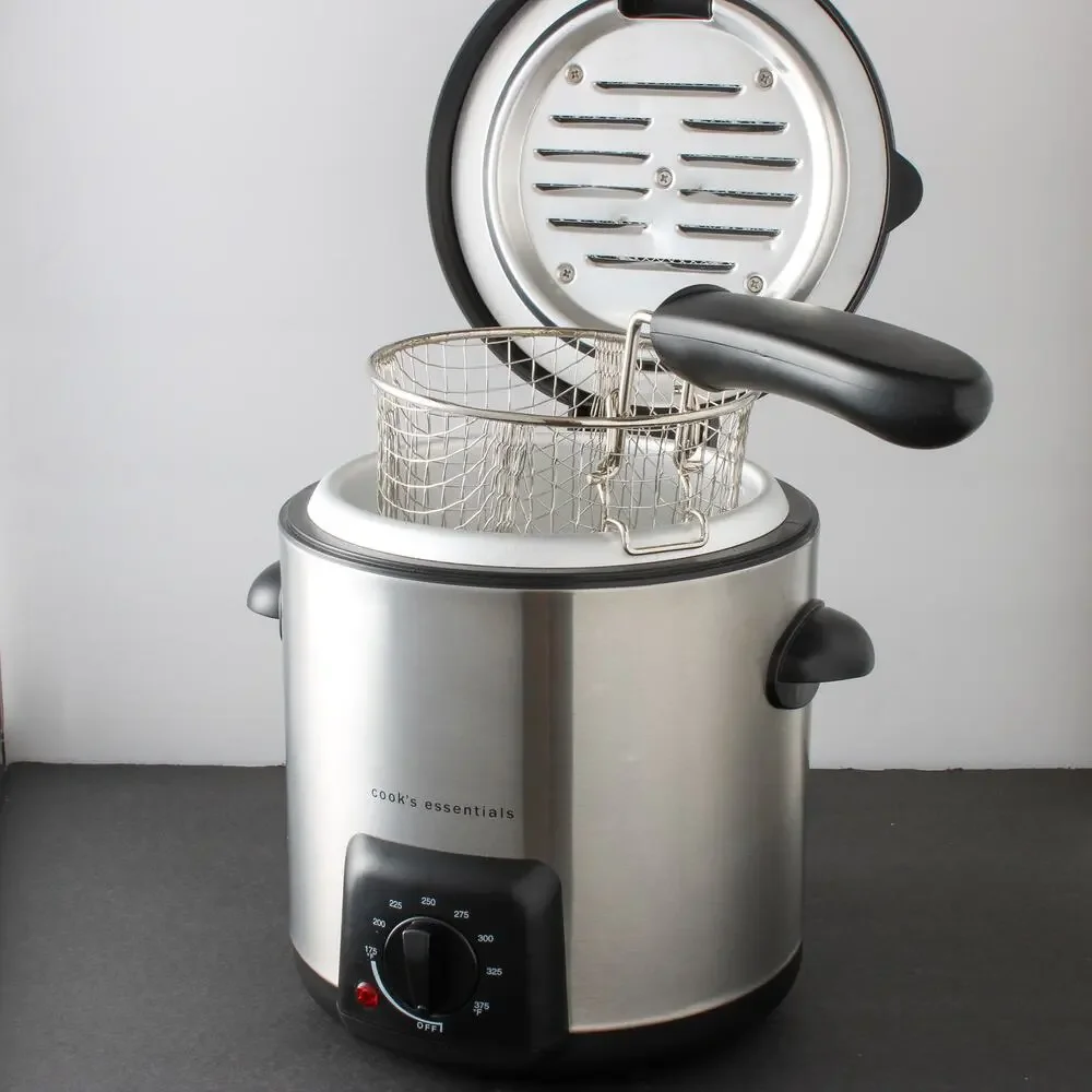 Cook's Essentials 1qt. Stainless Steel Deep Fryer
